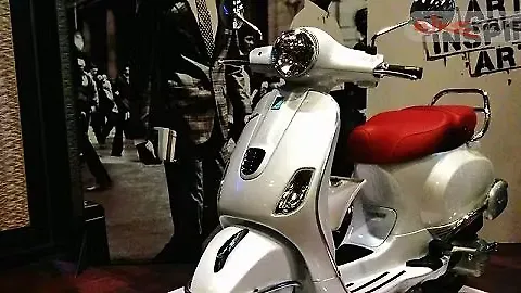 Limited edition Vespa Elegante unveiled - BikeWale
