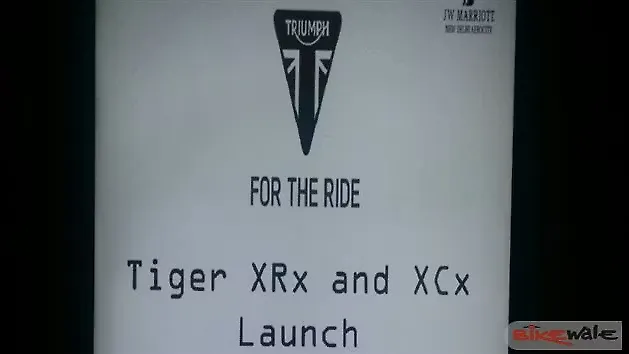 Live Launch India: Triumph Tiger 800 XCx and XRx Live Launch India: Triumph Tiger 800 XCx and XRx