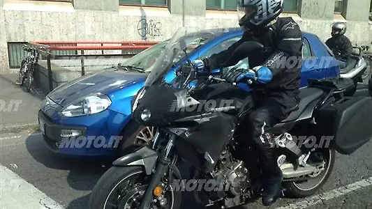 Yamaha MT-07 Tracer spotted testing Yamaha MT-07 Tracer spotted testing
