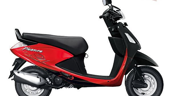 used pleasure scooty price