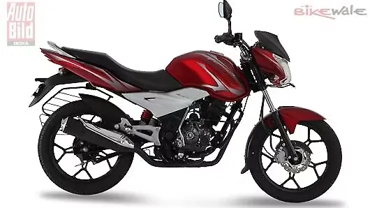 Bike Discover 125 Red Colour Bajaj Discover 125 ST Price, Images