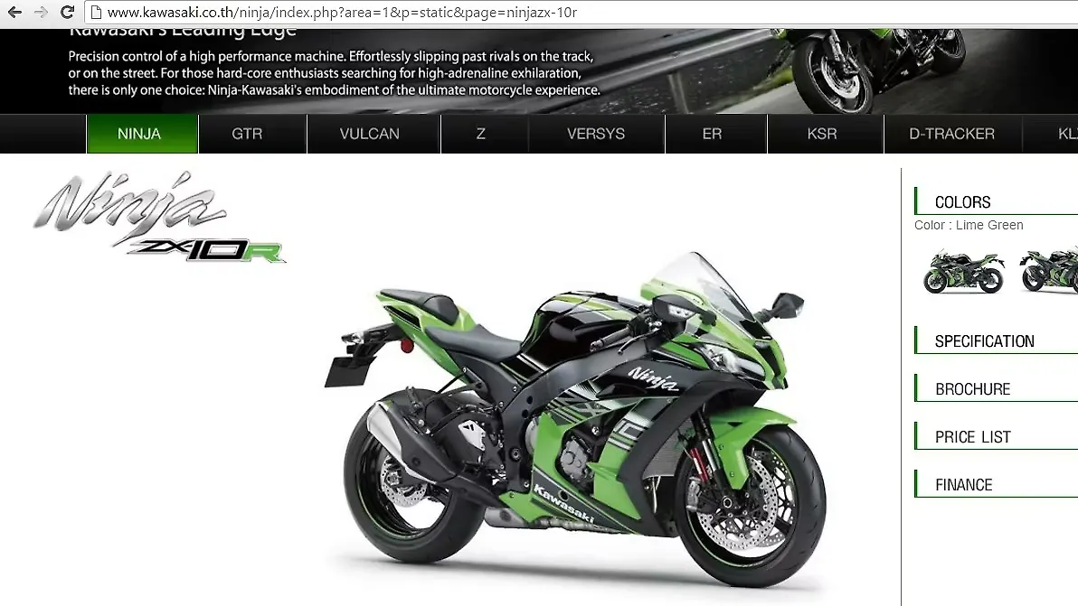 Kawasaki Thailand to showcase new ZX-10R at Bangkok Motorbike Festival 2016 Kawasaki Thailand to showcase new ZX-10R at Bangkok Motorbike Festival 2016