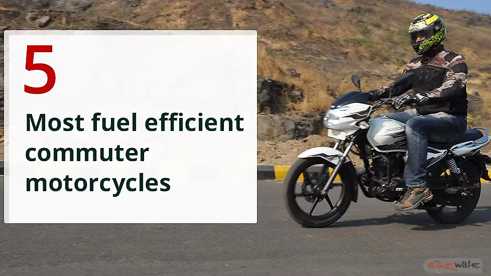 Top 5 most fuelefficient commuter motorcycles BikeWale