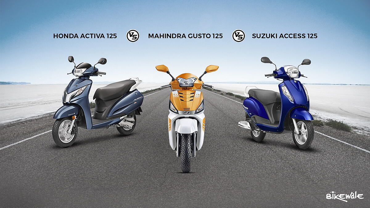 Spec Comparison: Suzuki Access 125 vs Honda Activa 125 vs Mahindra Gusto 125