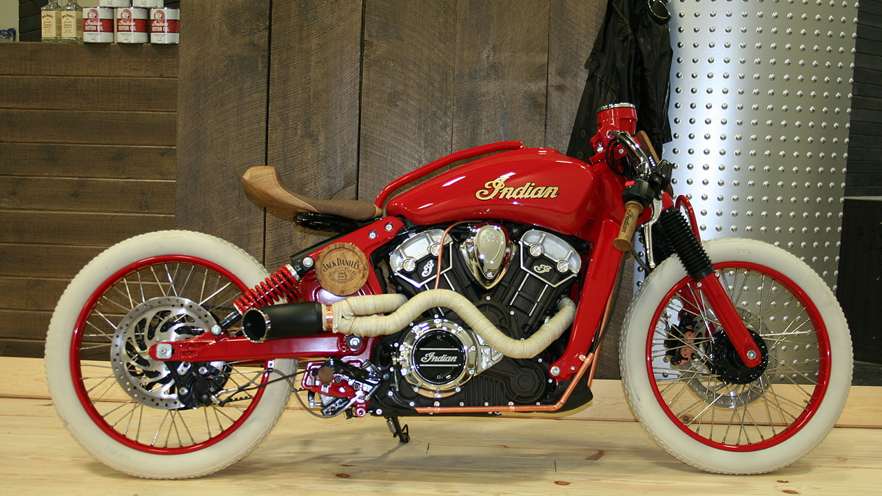 Boardtracker wins Indian Scout custom motorcycle build-off - BikeWale