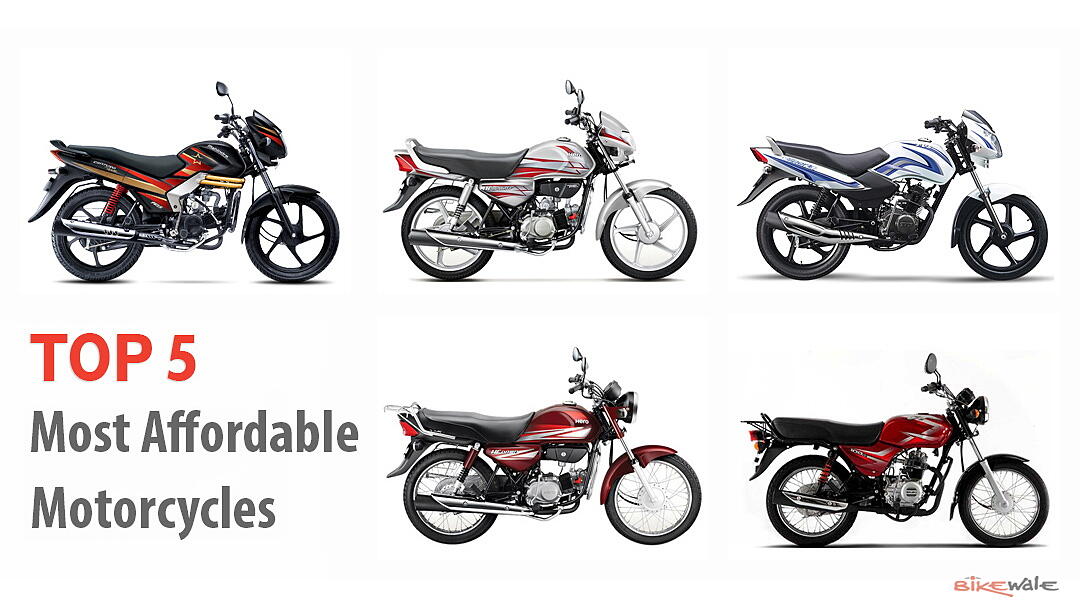 Top 5 most affordable motorcycles - BikeWale