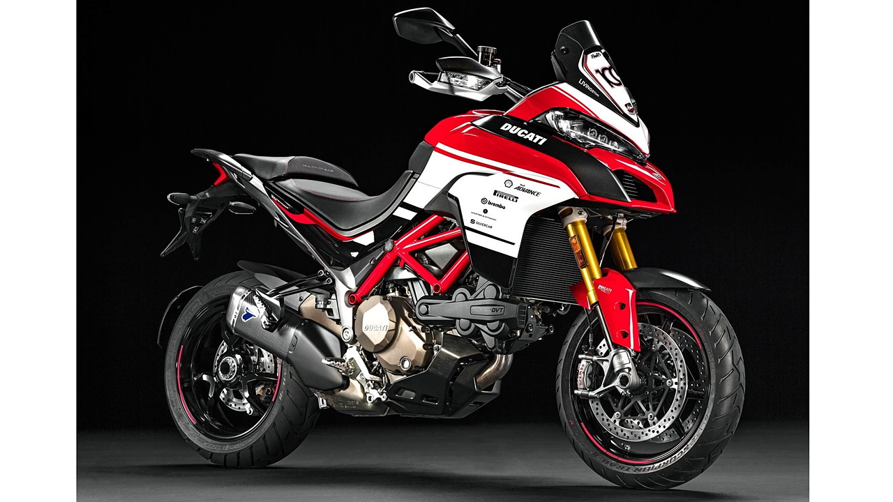 Ducati unveils limited edition Multistrada 1200 Pikes Peak Anniversary  edition - BikeWale