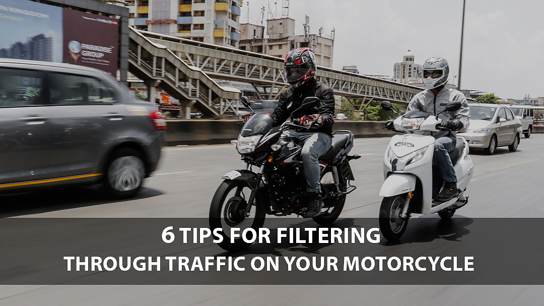 6 tips for filtering through traffic on your motorcycle - BikeWale