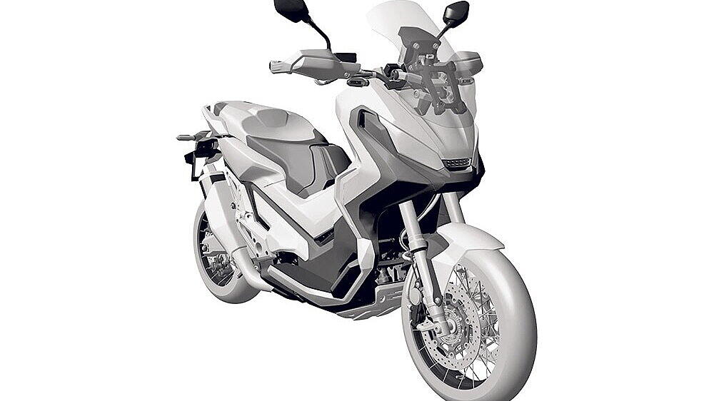 Leaked images of the 750cc Honda adventure scooter emerge