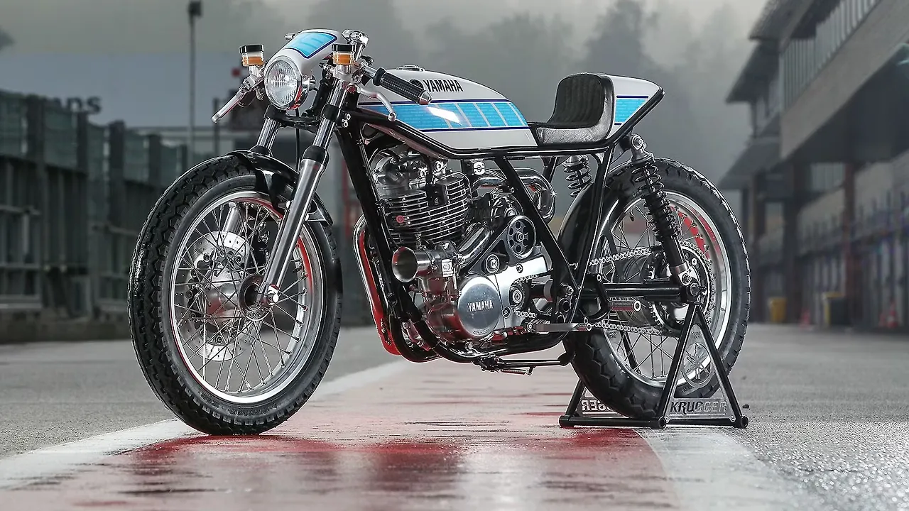 Krugger Motorcycles builds Supercharged Yamaha SR400 BikeWale