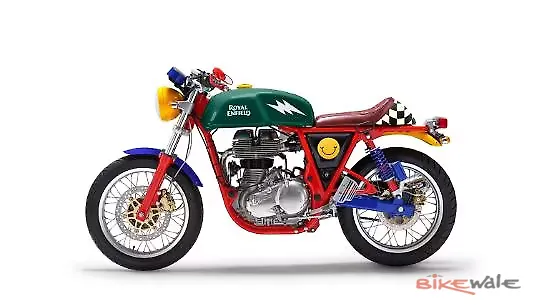 Royal Enfield Continental GT Happy Socks Edition Photo Gallery Royal Enfield Continental GT Happy Socks Edition Photo Gallery