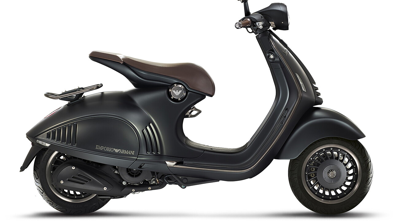 Vespa 946 Emporio Armani launched in India at Rs  lakh - BikeWale