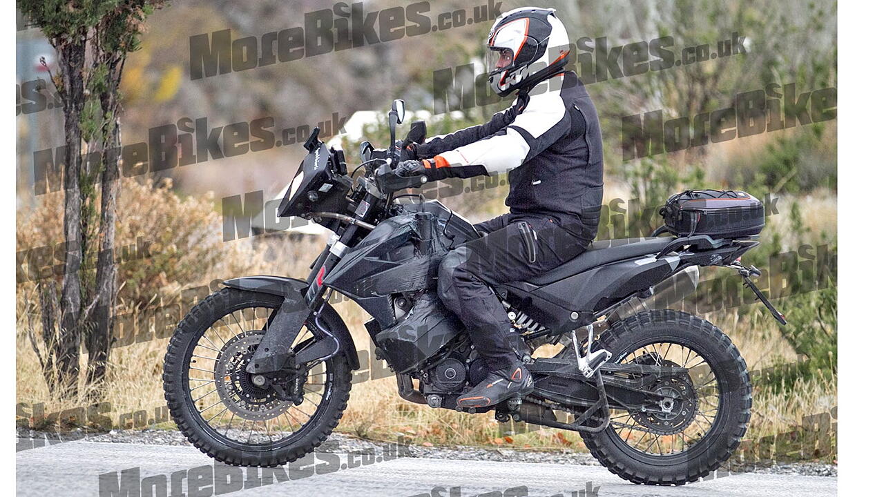 KTM’s parallel twin Enduro spotted testing - BikeWale