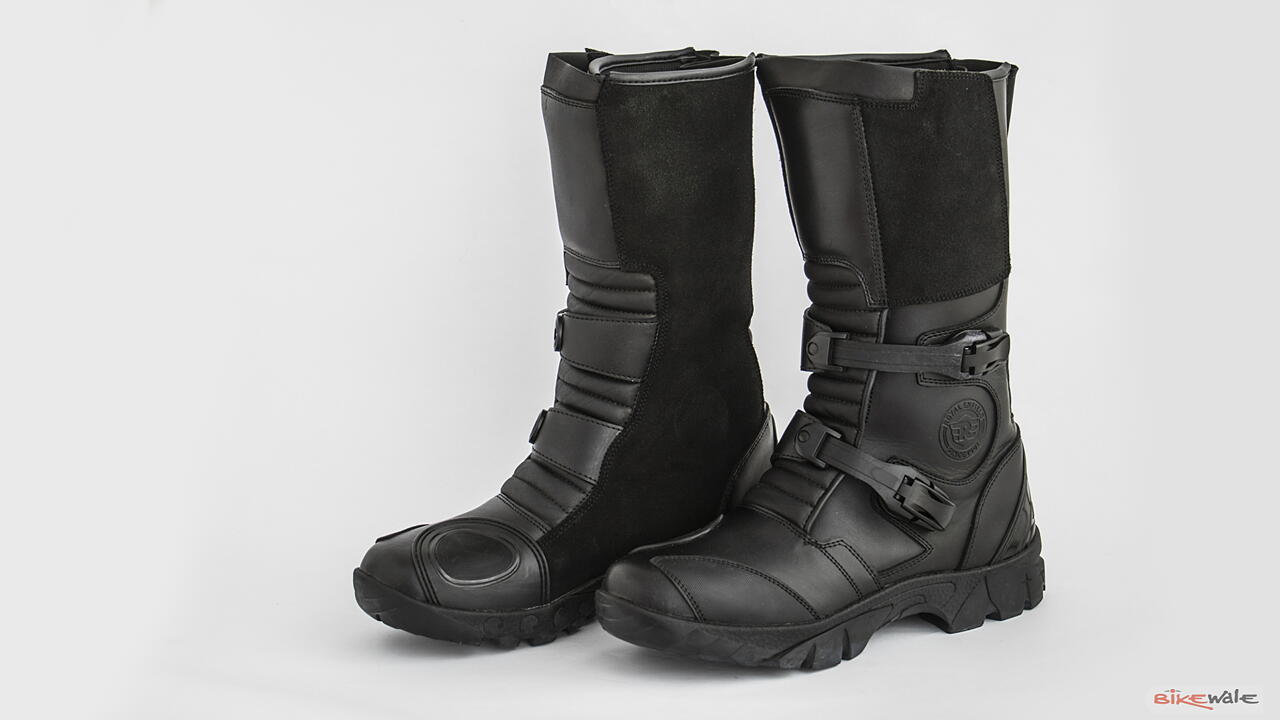 Product review: Royal Enfield long riding boots – Introduction - BikeWale