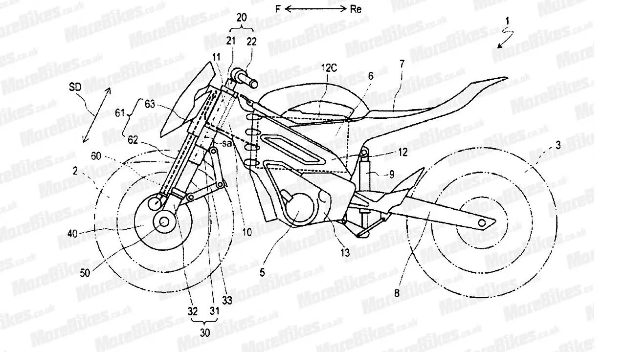 Yamaha patents for two-wheel-drive motorcycle leaked - BikeWale