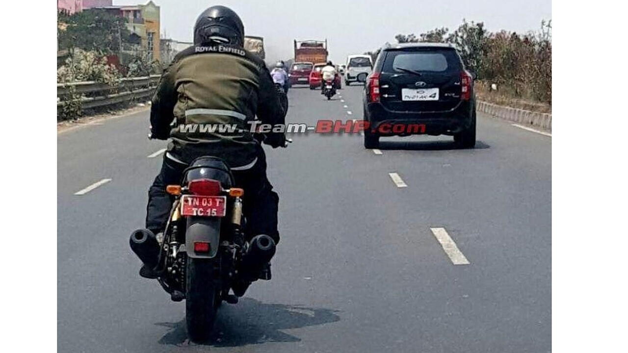 New Royal Enfield Continental GT prototype spied