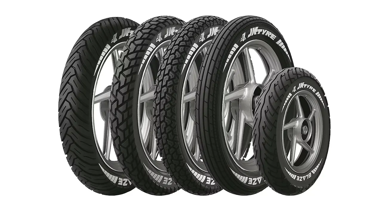 JK Tyre launches Blaze range of twowheeler tyres BikeWale