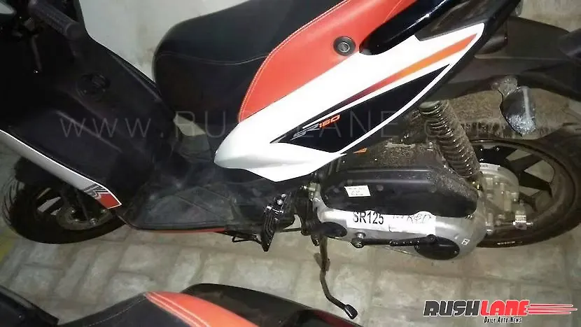 Aprilia SR125 spotted in India for homologation Aprilia SR125 spotted in India for homologation
