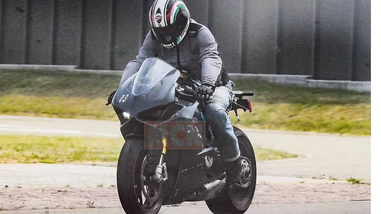 Ducati’s V4 superbike spied Ducati’s V4 superbike spied