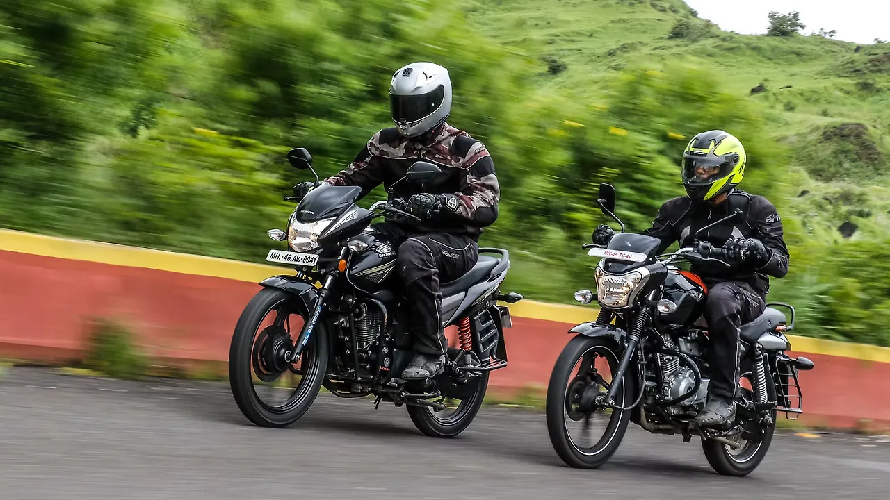 テスト Bajaj V12 Disc vs Honda CB Shine SP: Comparison Test - BikeWale