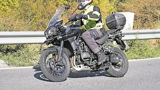 2018 Triumph Tiger Explorer spied - BikeWale