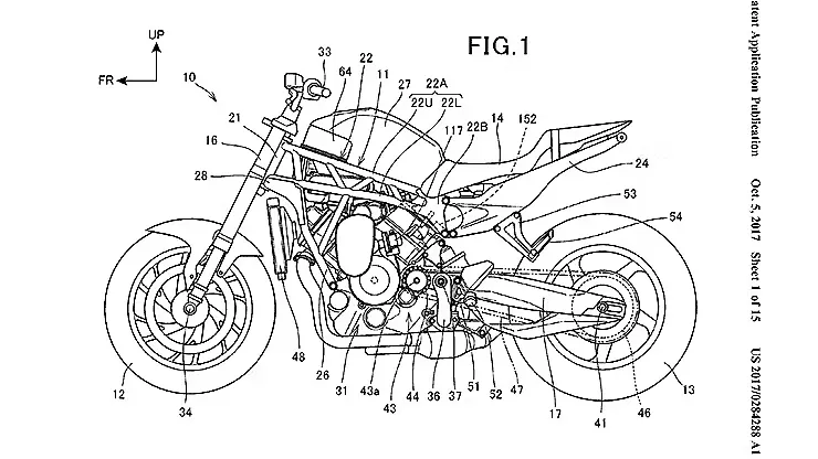 Honda patents supercharged V-twin powertrain Honda patents supercharged V-twin powertrain