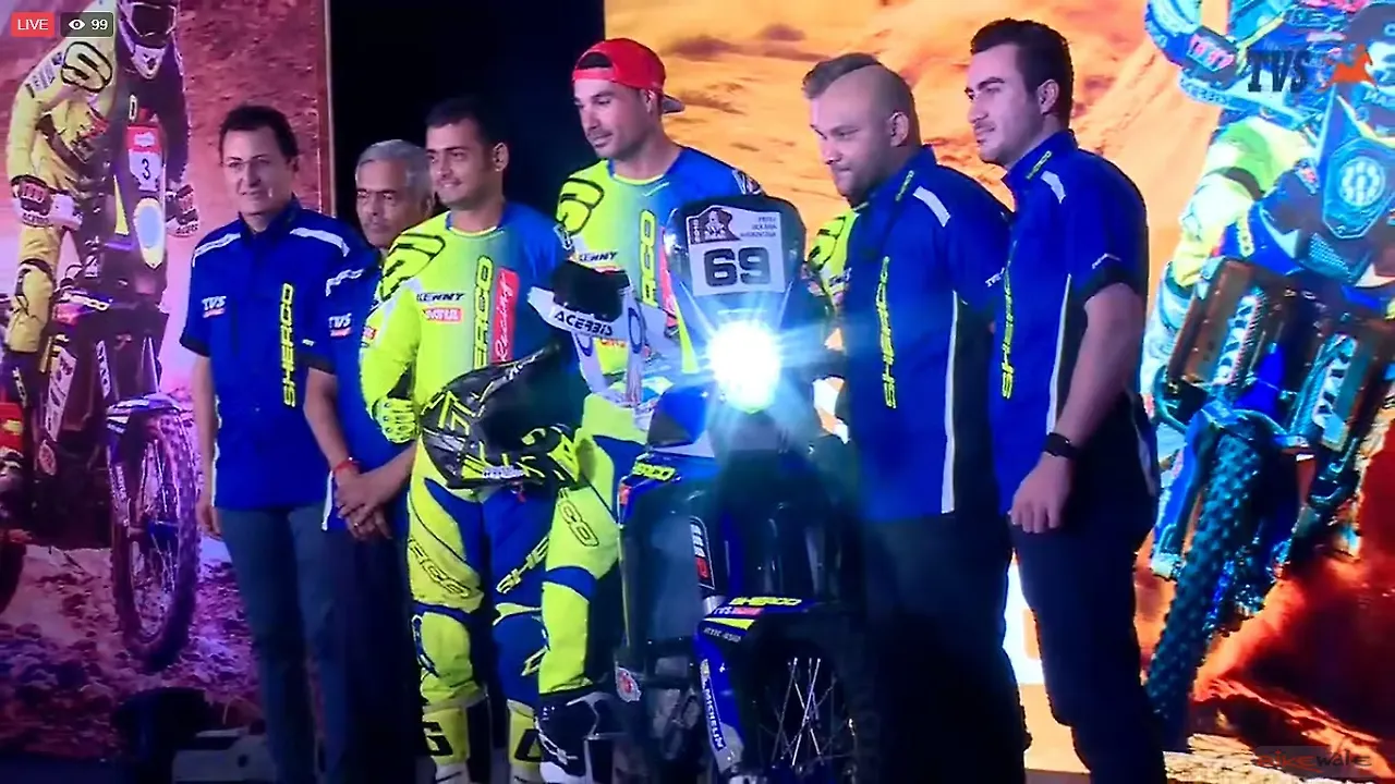 Sherco TVS Factory Rally team eyes top 10 finish at 2018 Dakar rally Sherco TVS Factory Rally team eyes top 10 finish at 2018 Dakar rally