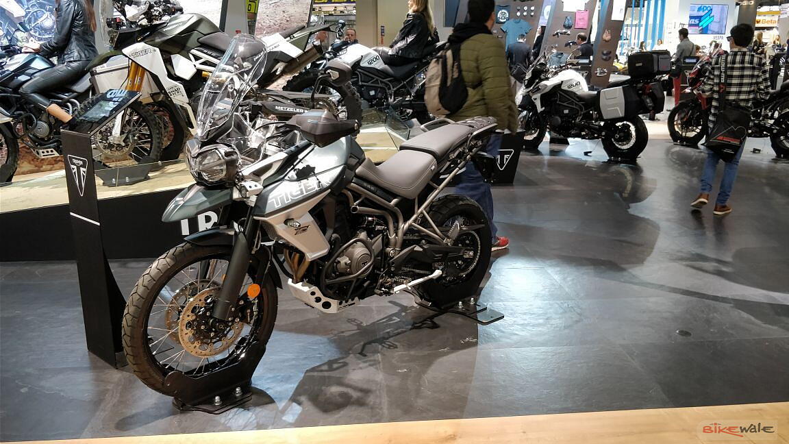 India-bound Tiger 800 XC Photo Gallery from EICMA 2017