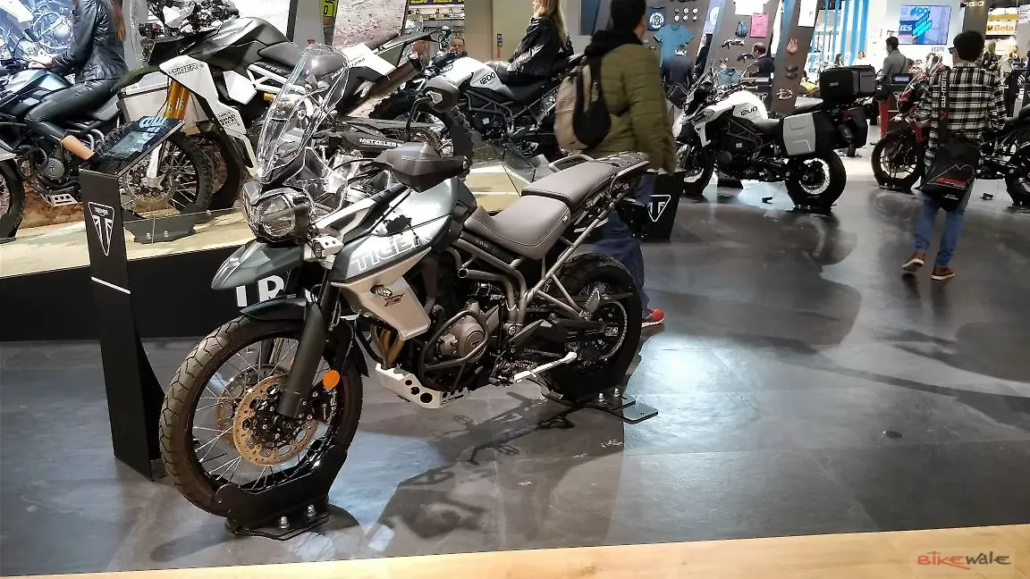 India-bound Tiger 800 XC Photo Gallery from EICMA 2017 India-bound Tiger 800 XC Photo Gallery from EICMA 2017