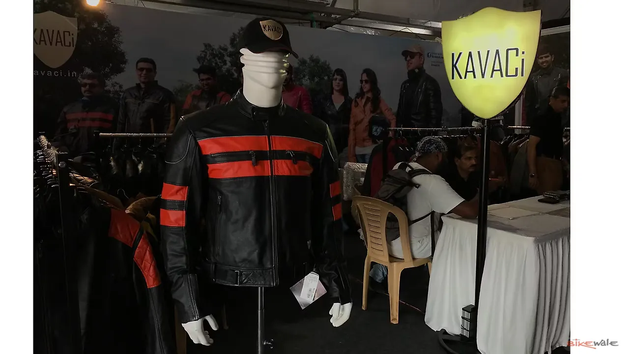 Kavaci showcases leather riding jackets at India Bike Week Kavaci showcases leather riding jackets at India Bike Week