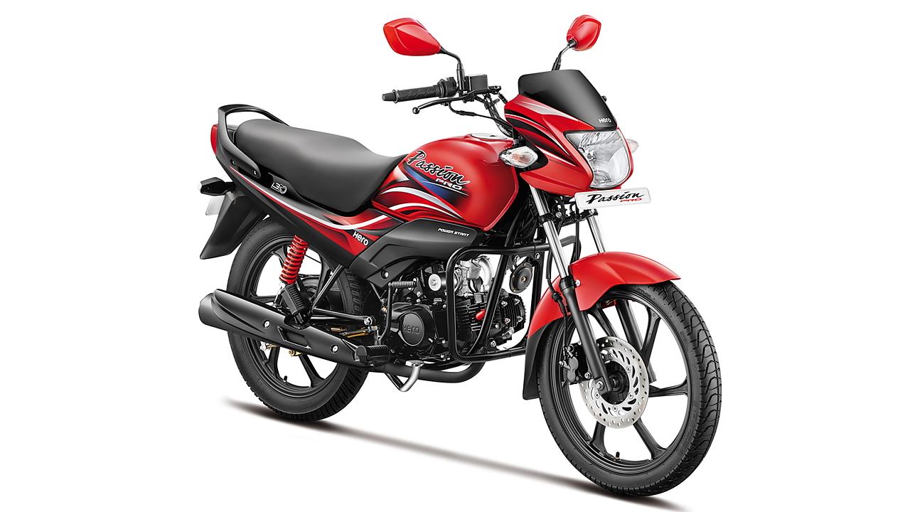 Hero honda passion pro on road price sale