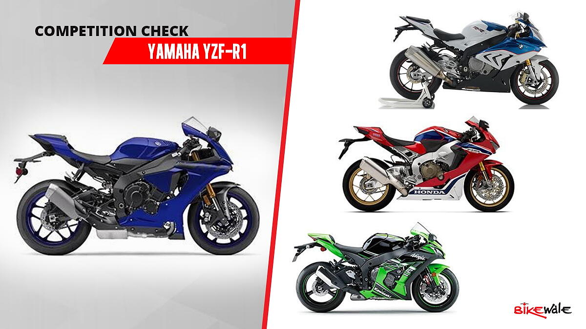 Yamaha YZF-R1 Kawasaki Ninja ZX-10R vs Honda Fireblade vs BMW S1000RR - BikeWale
