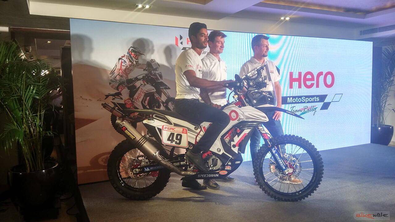 Hero MotoSports unveils new Dakar bike