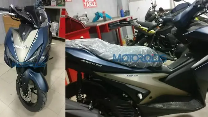 Yamaha Aerox 155 scooter spied in India; could be showcased at 2018 Auto Expo Yamaha Aerox 155 scooter spied in India; could be showcased at 2018 Auto Expo