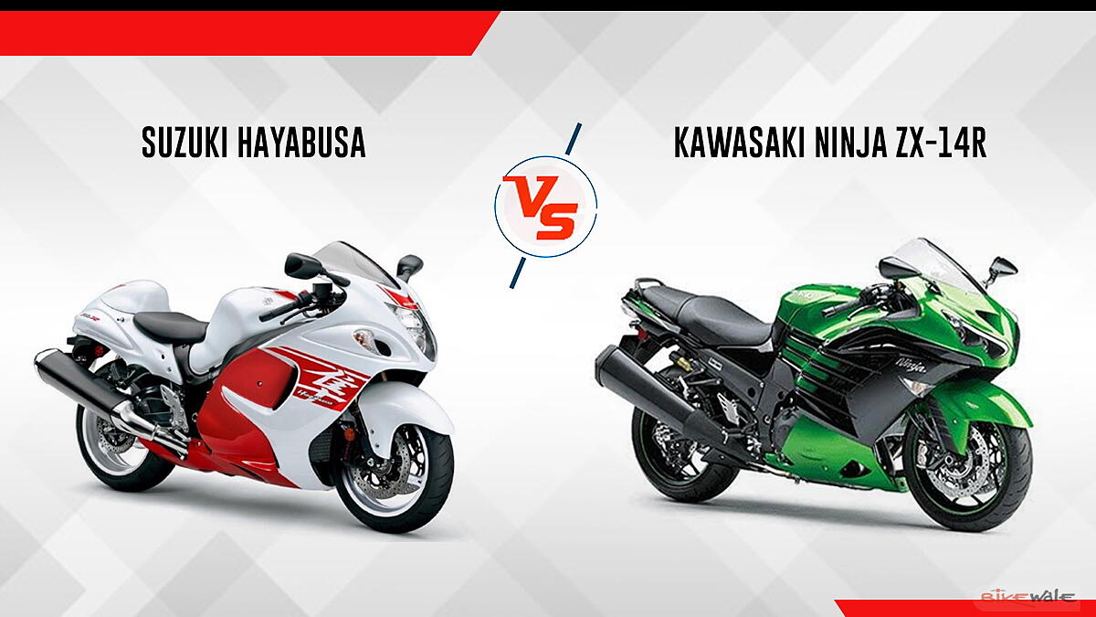 udgør Beregning Globus 2018 Suzuki Hayabusa vs Kawasaki ZX-14R - BikeWale