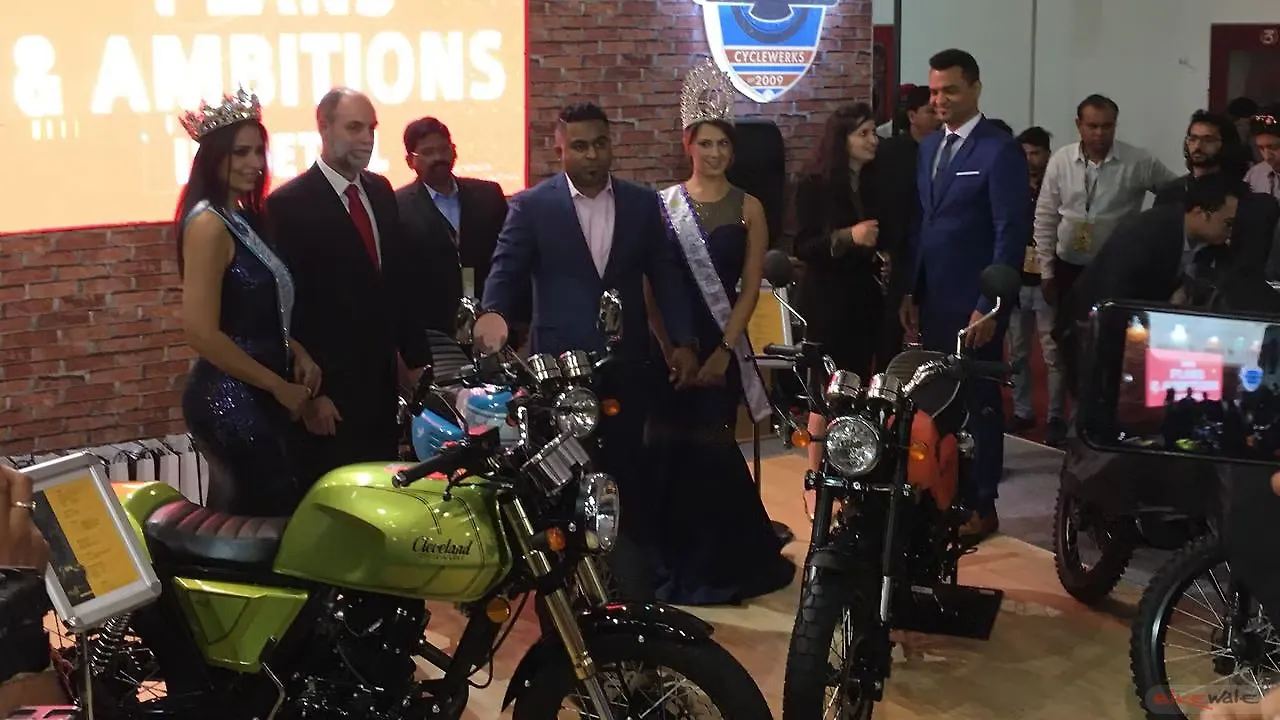 Cleveland CycleWerks makes its debut at the 2018 Auto Expo Cleveland CycleWerks makes its debut at the 2018 Auto Expo