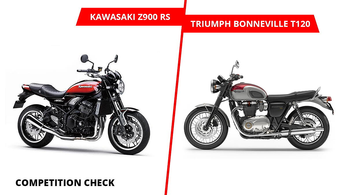 Kawasaki Z900 Rs Vs Triumph Bonneville T120 Competition Check Bikewale