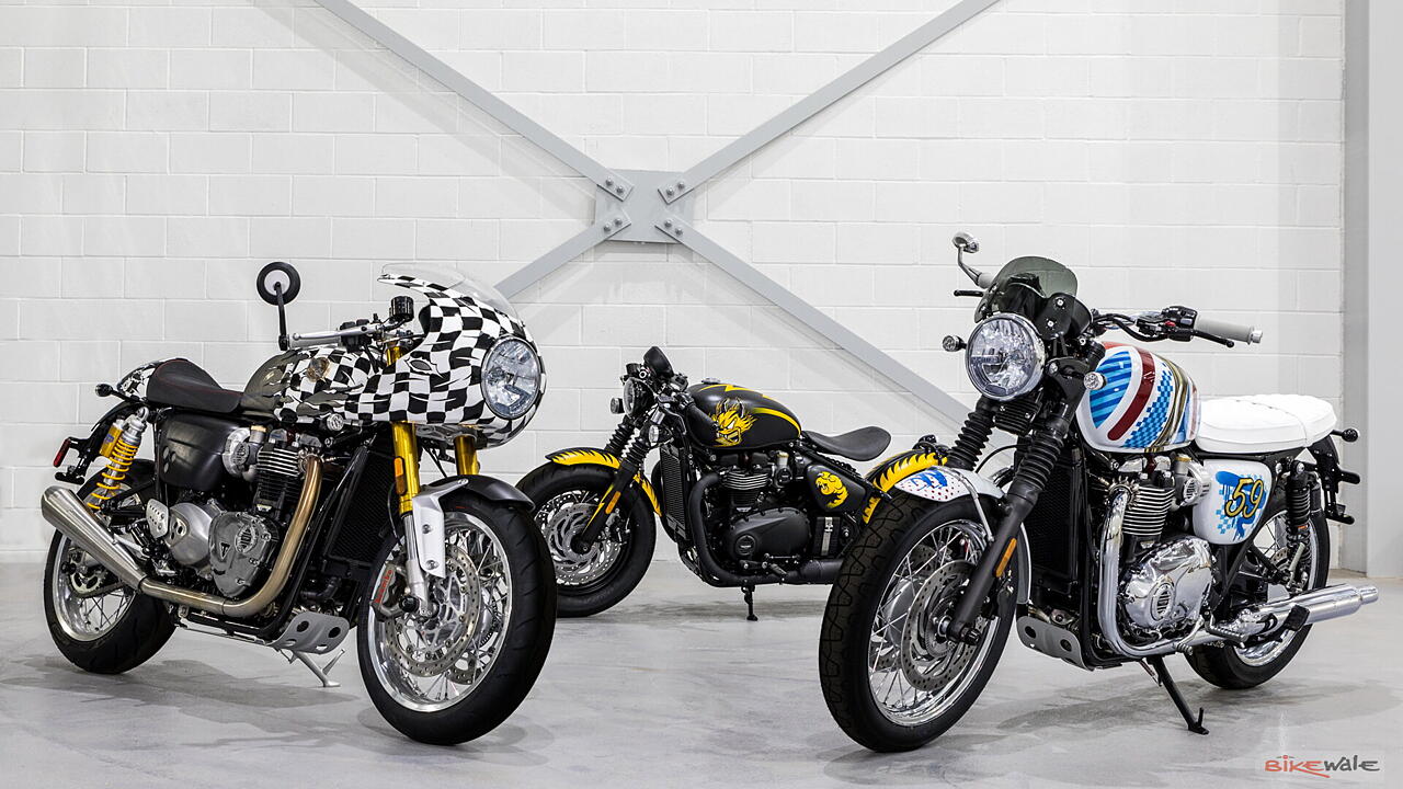 Triumph Motorcycles collaborates with D*Face to create custom Bonnevilles