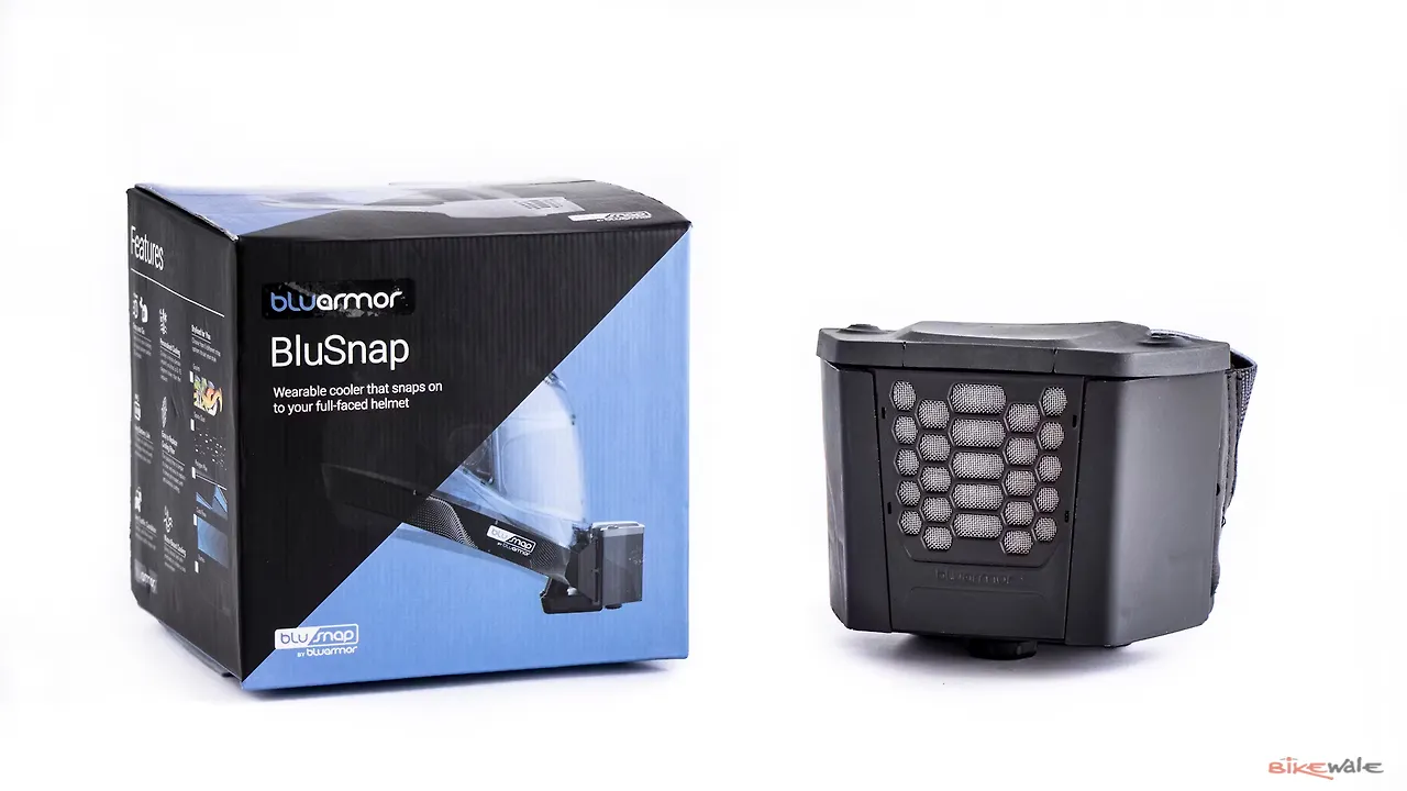 BluArmor BluSnap Helmet Cooler Review Introduction BikeWale