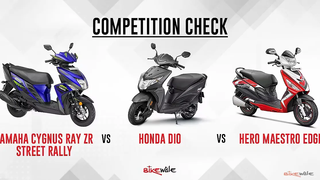 Yamaha Cygnus Ray ZR Street Rally vs Honda Dio vs Hero Maestro Edge: Competition Check Yamaha Cygnus Ray ZR Street Rally vs Honda Dio vs Hero Maestro Edge: Competition Check