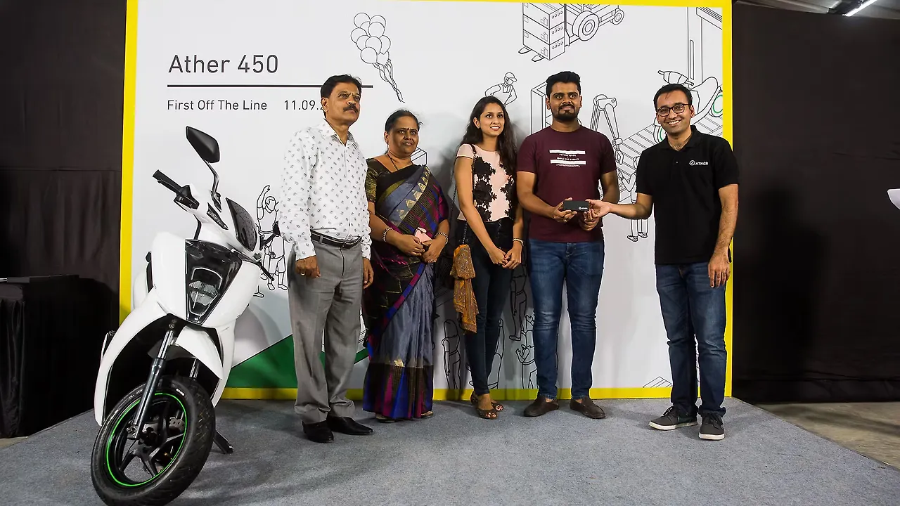Ather 340 and 450 deliveries commenced in Bengaluru Ather 340 and 450 deliveries commenced in Bengaluru
