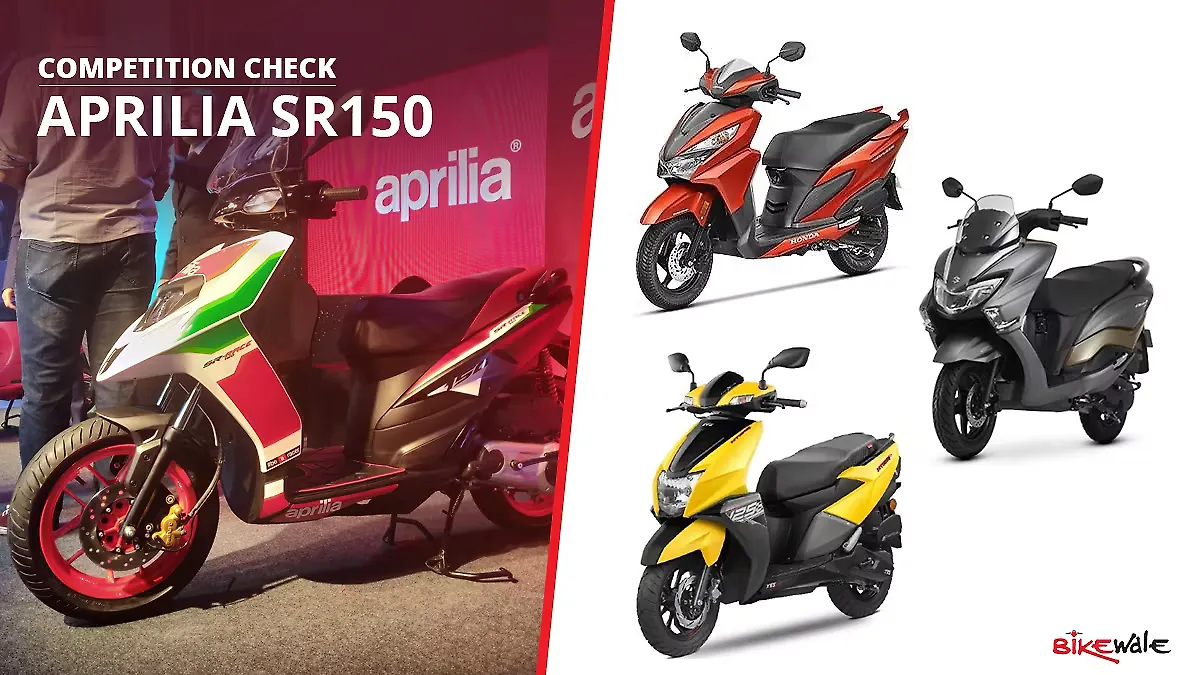 Aprilia SR150 competition check Aprilia SR150 competition check