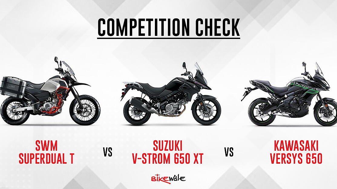 SWM Superdual T vs Suzuki V-Strom 650 XT vs Kawasaki Versys 650: Competition Check -
