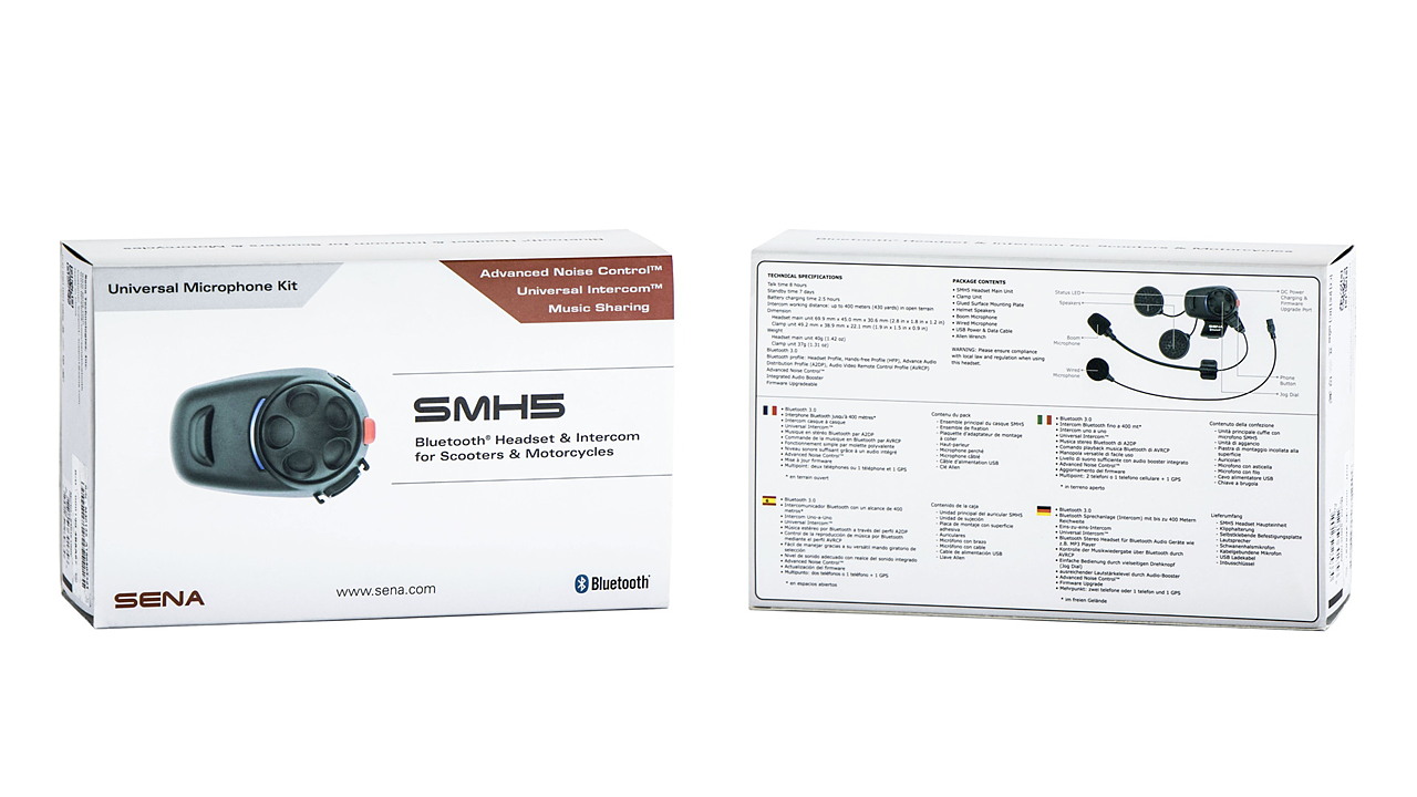 Sena intercomunicador moto SMH5 FM dual