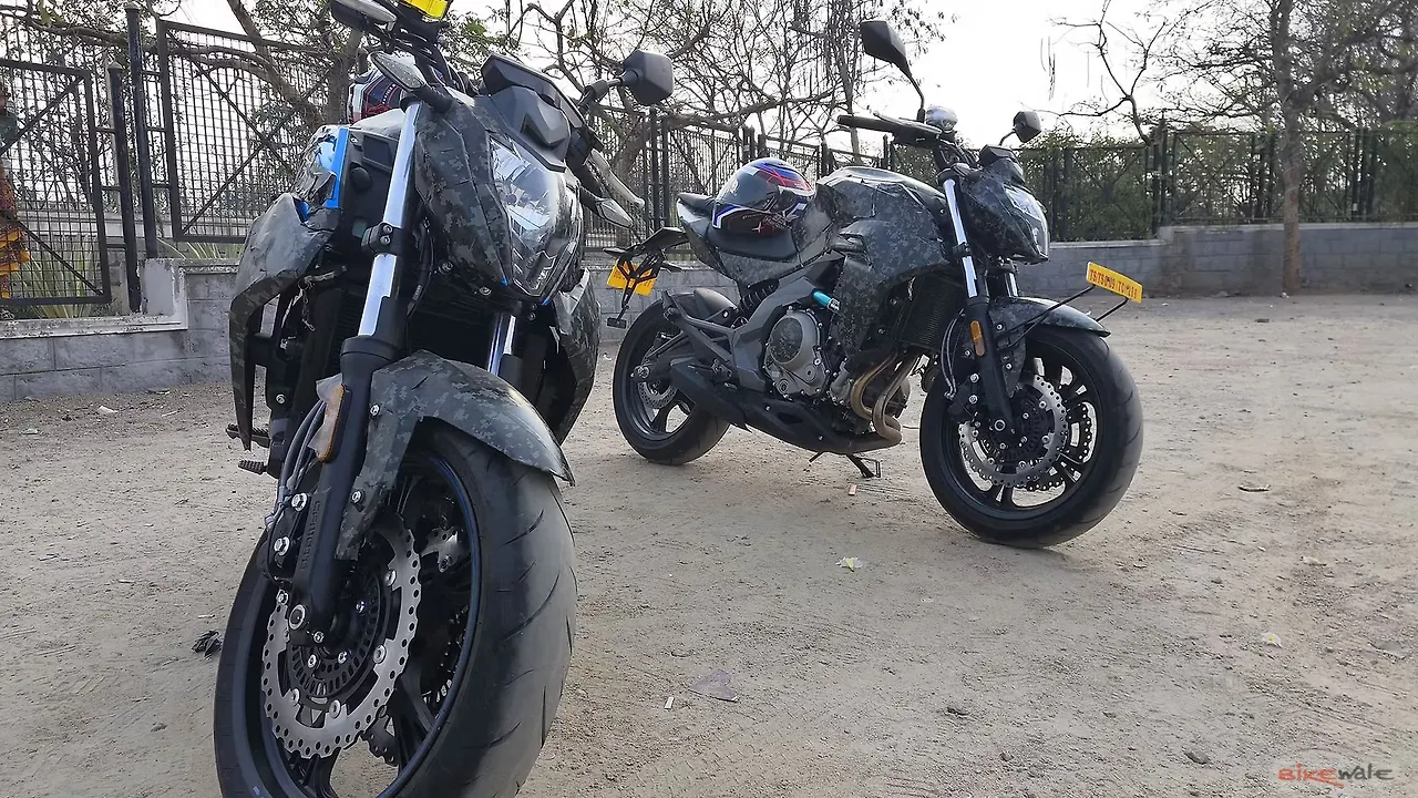 CF Moto 400NK spotted testing in India CF Moto 400NK spotted testing in India
