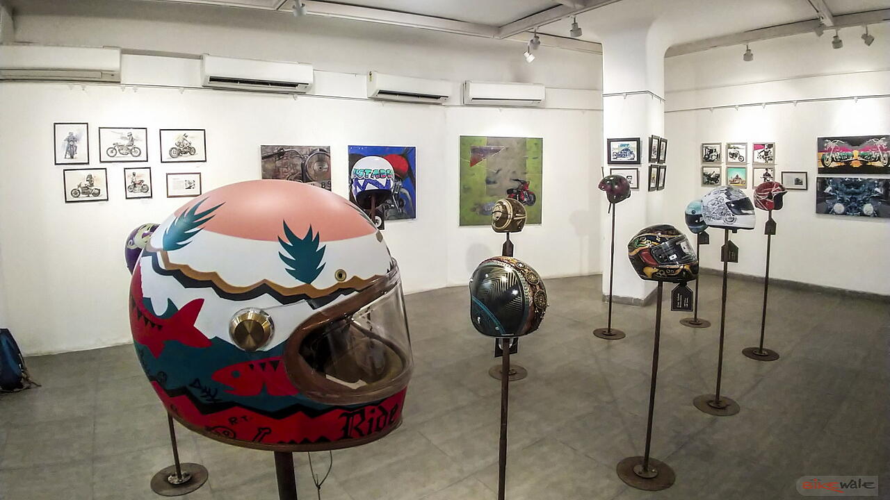 Moto Art Show hosts custom helmet art exhibition ‘Helmets for India’