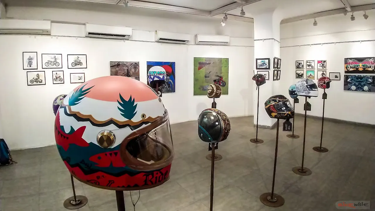 Moto Art Show hosts custom helmet art exhibition ‘Helmets for India’ Moto Art Show hosts custom helmet art exhibition ‘Helmets for India’