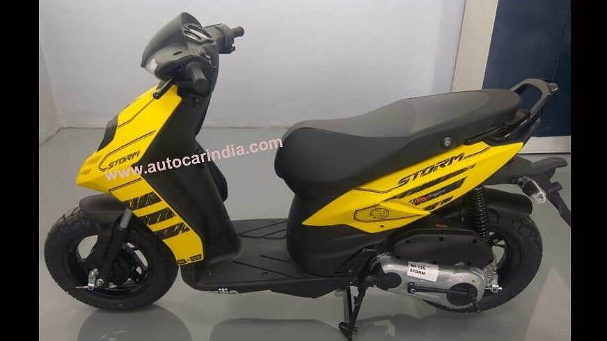 Soon-to-be launched Aprilia Storm 125 spotted