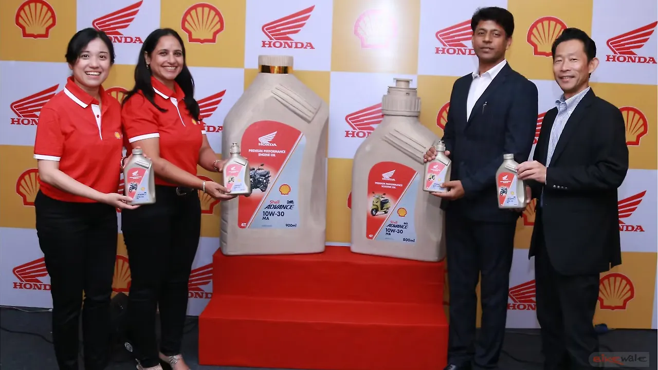 Honda ties-up with Shell Lubricants to introduce new range of engine oil Honda ties-up with Shell Lubricants to introduce new range of engine oil