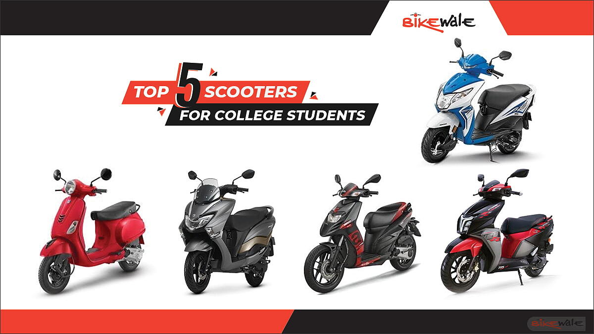 Top 5 Scooters For College Students Honda Dio Tvs Ntorq 125 Race Edition And More Bikewale